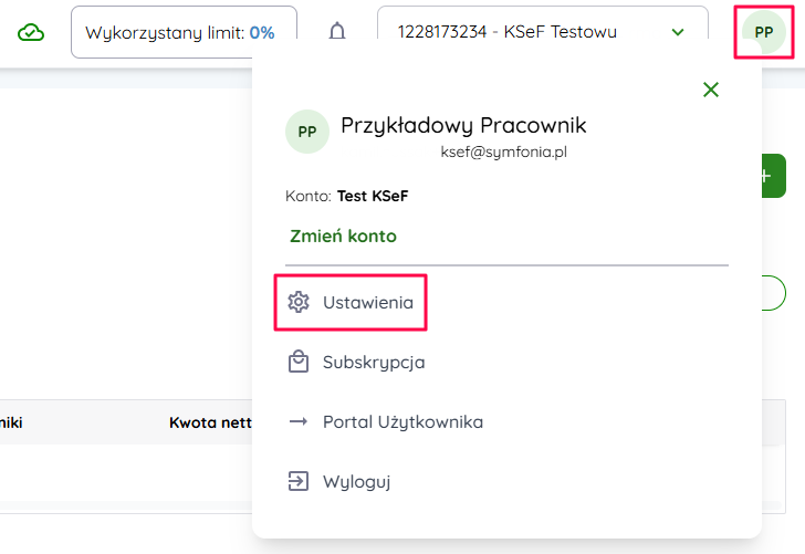 Ustawienia z awatara KSeF.png